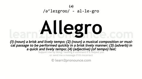 Allegro Meaning Music: A Symphony of Speed and Emotion