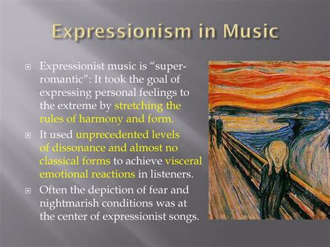 what is expressionism in music and how does it reflect the human condition?